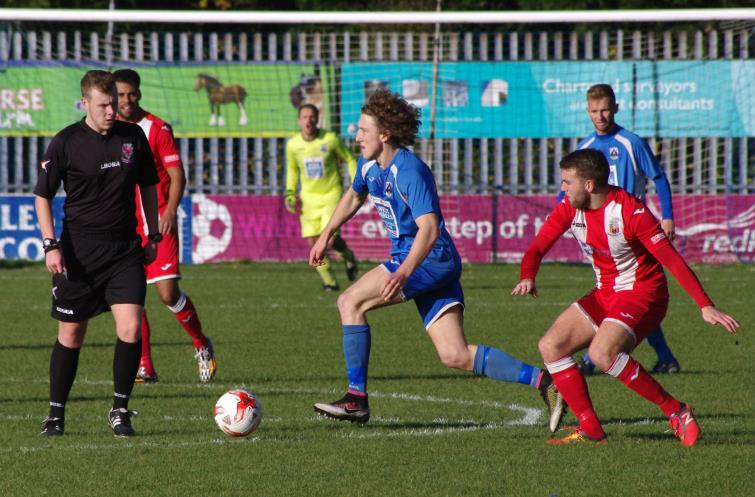 Greg Walters runs hard in the centre of midfield